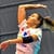 volleynetwork international - athletes - action picture - volleyball professional jessica kosonen serving