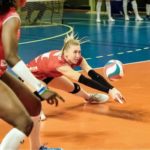 volleynetwork international - athletes - action picture - volleyball professional olena leonenko passing