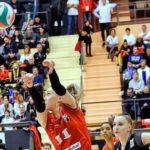 volleynetwork international - athletes - action picture - volleyball professional olena leonenko passing