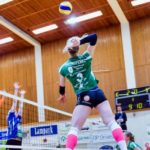 volleynetwork international - athletes - action picture - volleyball professional olena leonenko attacking