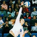 volleynetwork international - athletes - action picture - volleyball professional polina prokudina attacking