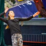 volleynetwork international - athletes - action picture - volleyball professional kateryna dubova serving